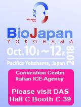 <h5>Das exhibits at BIOJAPAN 2018</h5> <p>Das will be present a BIOJAPAN from 10th to 12th of October 2018. You can find us at the Italian ICE-AGENCY, Hall C - Booth C-39 </p>